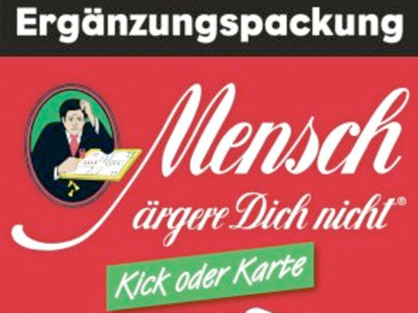 Bild zu Alle Brettspiele-Spiel Mensch ärgere Dich nicht! Kick oder Karte - Ergänzungspackung