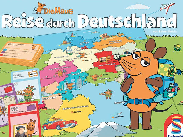 Bild zu Alle Brettspiele-Spiel Die Maus: Reise durch Deutschland