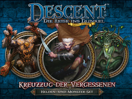 Descent: Die Reise ins Dunkel - Zweite Edition -  Kreuzzug der Vergessenen: Helden- und Monster-Set