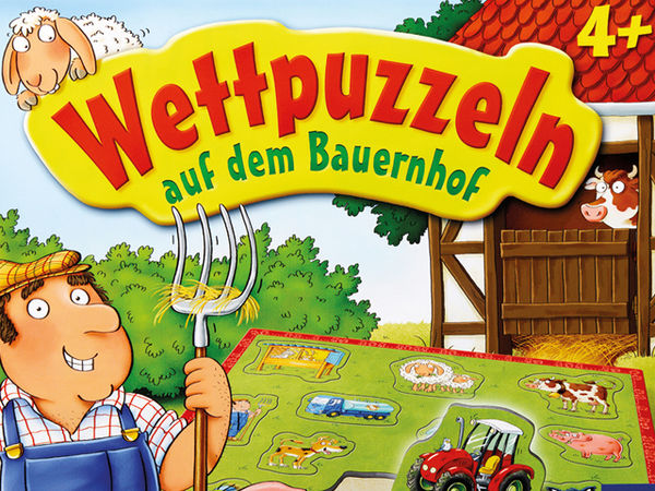 Bild zu Alle Brettspiele-Spiel Wettpuzzeln auf dem Bauernhof