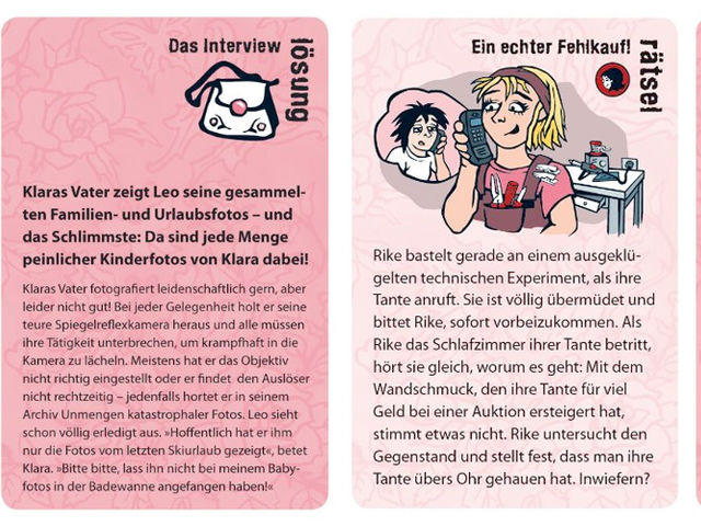 Pink Stories 2, Spiel, Anleitung und Bewertung auf Alle Brettspiele bei