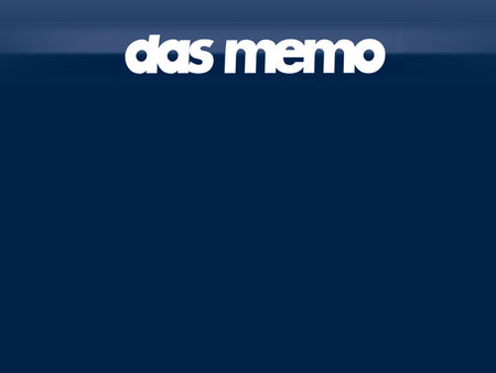 Tatort: Das Memo