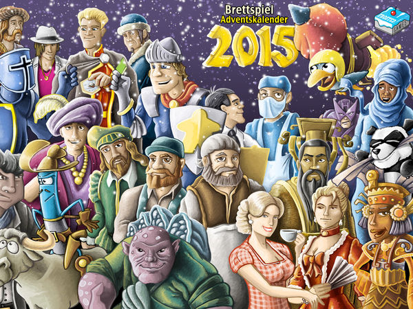 Bild zu Alle Brettspiele-Spiel Brettspiel-Adventskalender 2015