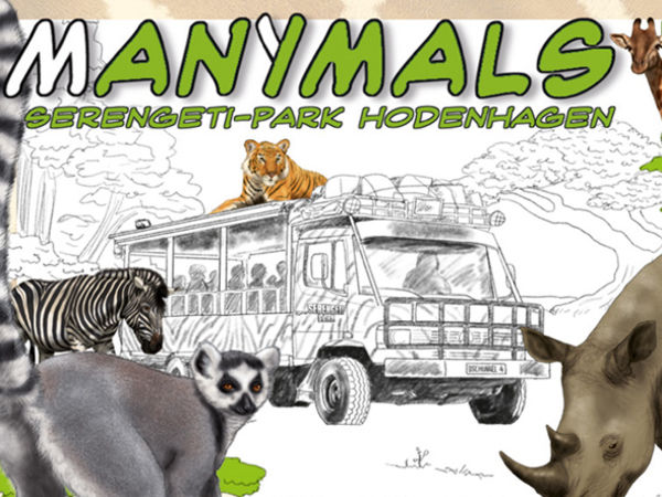 Bild zu Alle Brettspiele-Spiel Manimals: Serengeti-Park Hodenhagen