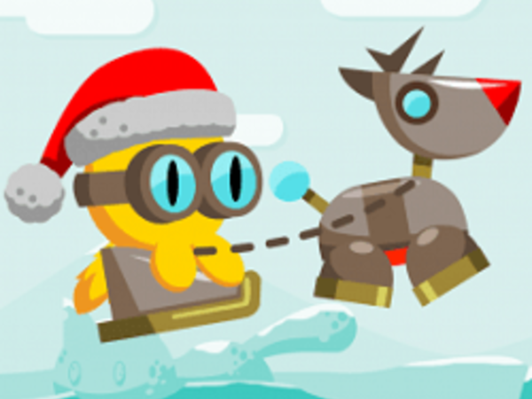 Bild zu Action-Spiel Xmas FlapCat