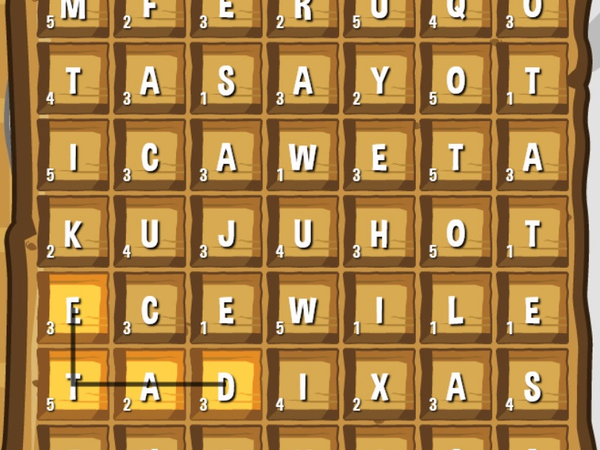 Bild zu Denken-Spiel Waffle Words