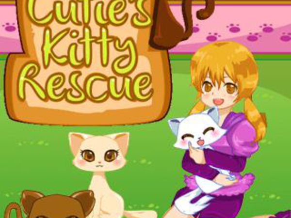 Bild zu Mädchen-Spiel Cutie's Kitty Rescue