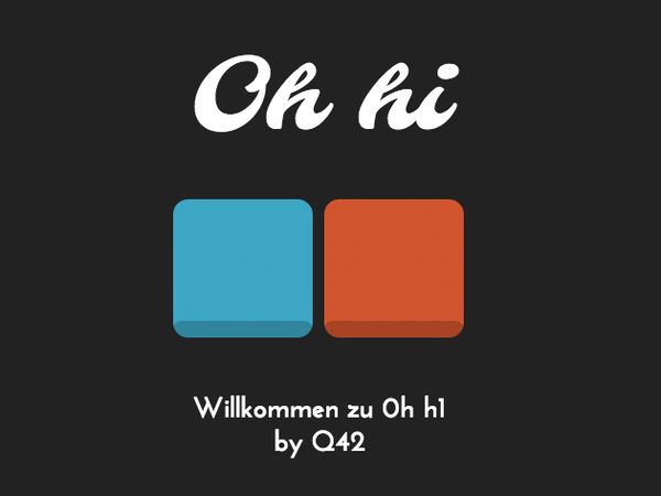 Bild zu HTML5-Spiel 0h h1