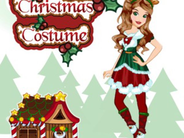 Bild zu Mädchen-Spiel Christmas Costume