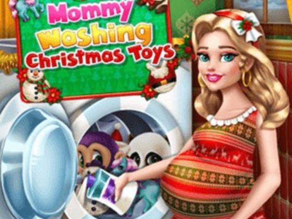 Bild zu Mädchen-Spiel Mommy Washing Toys