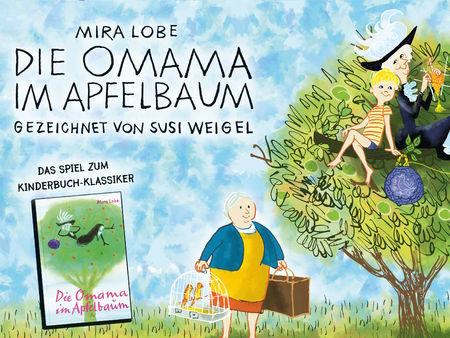 Die Omama im Apfelbaum