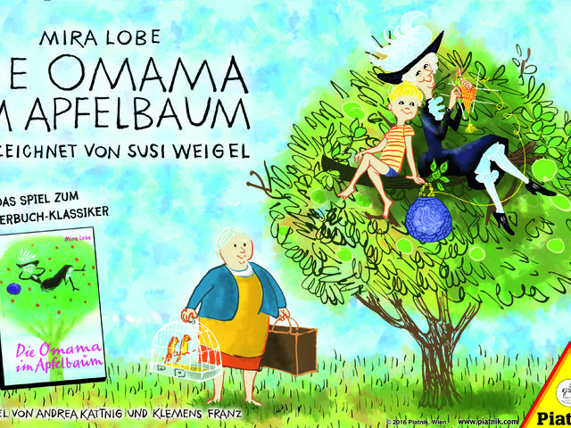 Die Omama im Apfelbaum Bild 1