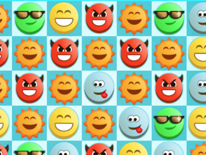 Emoji Match 3 kostenlos online spielen auf Highscorespiele spielen.de
