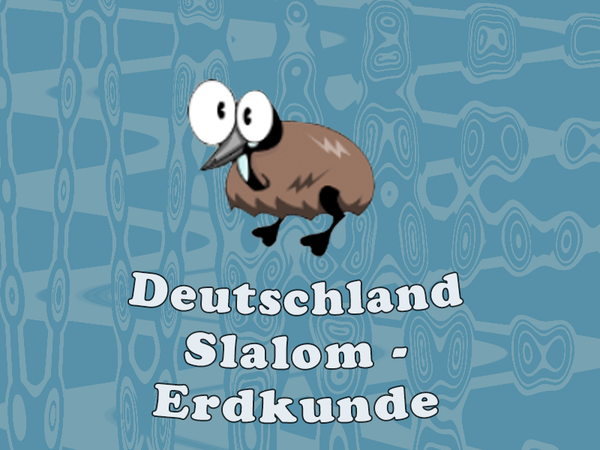 Bild zu HTML5-Spiel Deutschland Slalom - Erdkunde