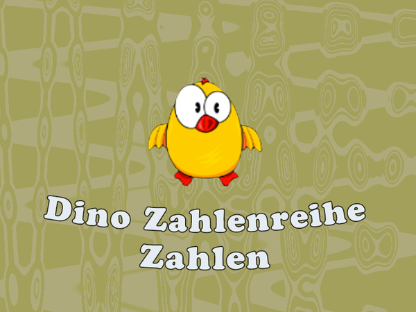 Bild zu Top-Spiel Dino Zahlenreihe - Zahlen lernen