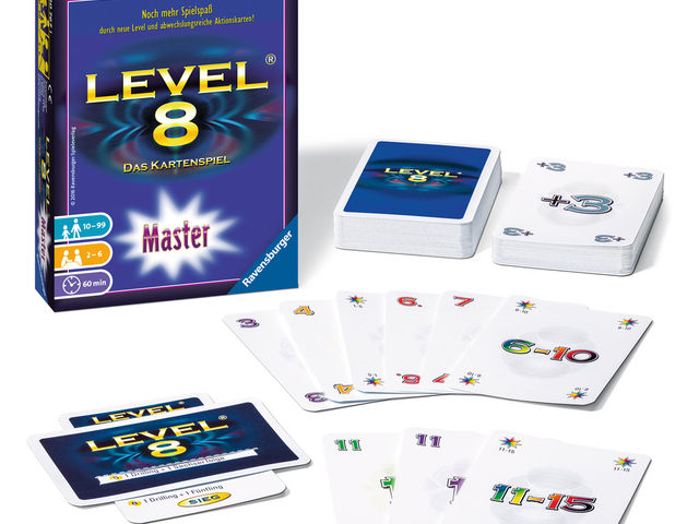 Level 8: Master, Spiel, Anleitung und Bewertung auf Alle Brettspiele bei spielen.de