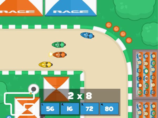 Bild zu Rennen-Spiel Mathe Rallye - Schnelles Köpfchen