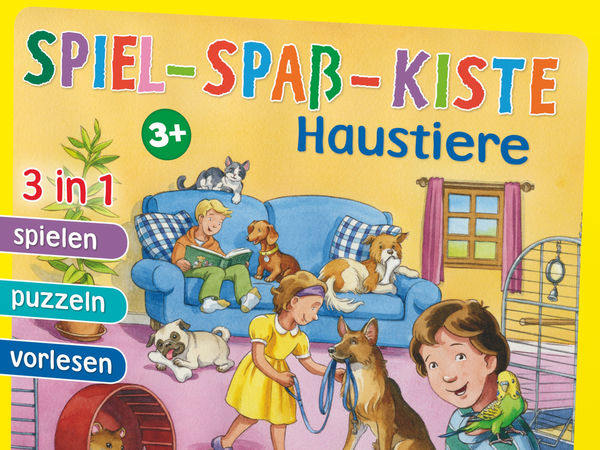 Bild zu Alle Brettspiele-Spiel Spiel-Spaß-Kiste: Haustiere