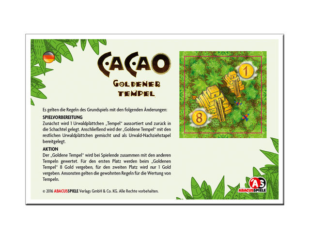 Cacao: Großer Markt & Goldener Tempel Bild 1