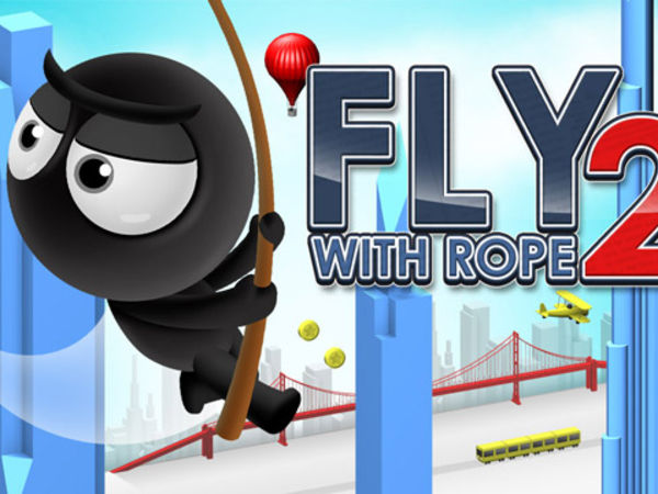 Bild zu Geschick-Spiel Fly with Rope 2