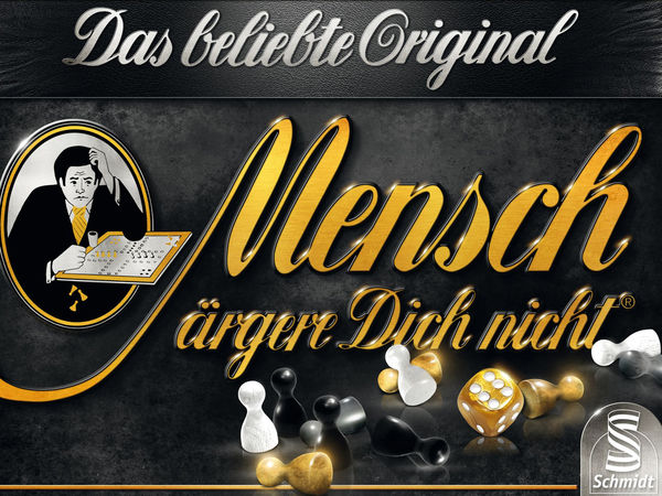 Bild zu Alle Brettspiele-Spiel Mensch ärgere Dich nicht - Schwarze Edition