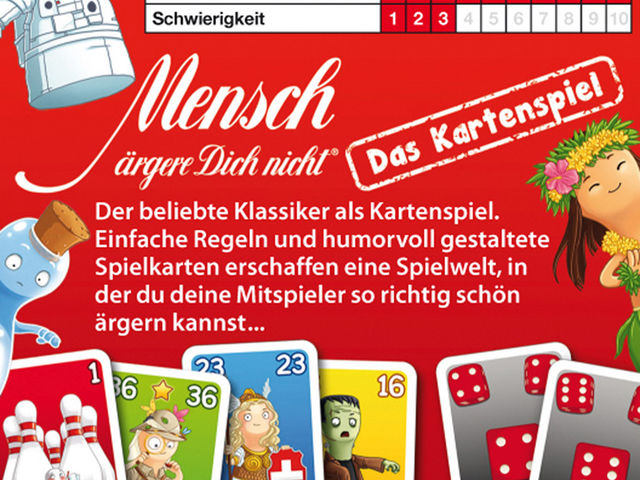 Mensch ärgere Dich nicht: Das Kartenspiel, Spiel, Anleitung und