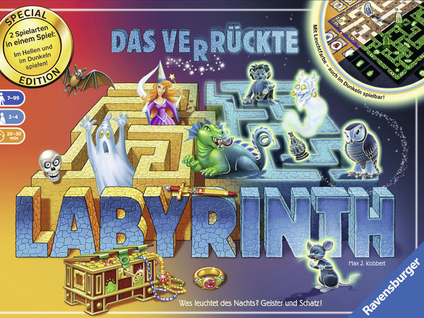 Bild zu Alle Brettspiele-Spiel Das verrückte Labyrinth - Glow in the Dark