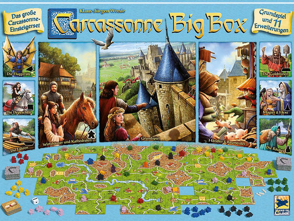 Bild zu Alle Brettspiele-Spiel Carcassonne: Big Box 2017