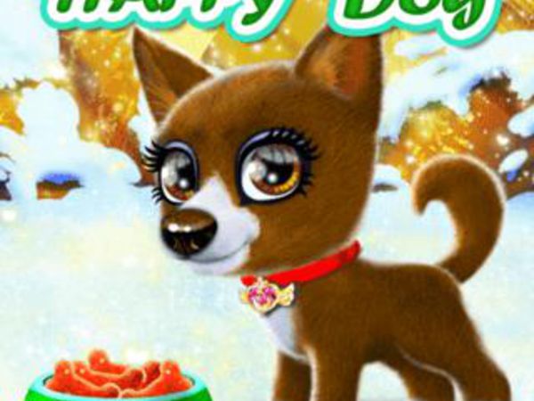 Bild zu Mädchen-Spiel Happy Dog