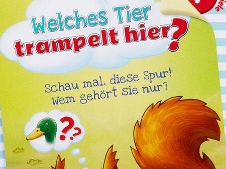 Welches Tier trampelt hier?