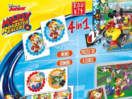 Edukit 4 in 1: Mickey and the Roadster Racers