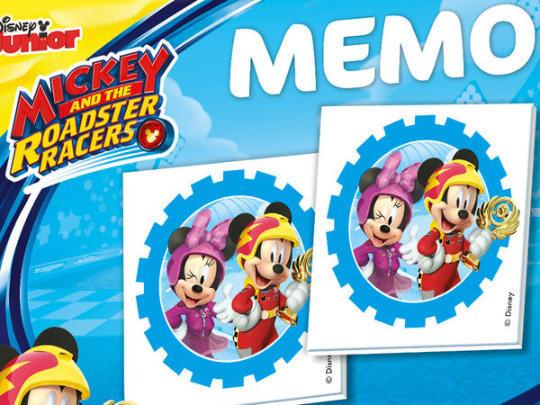 Bild zu Alle Brettspiele-Spiel Memo kompakt: Mickey and the Roadster Racers