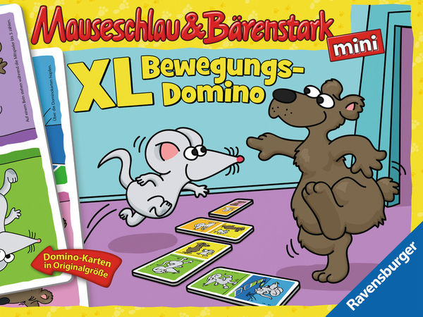 Bild zu Alle Brettspiele-Spiel Mauseschlau & Bärenstark: XL Bewegungs-Domino