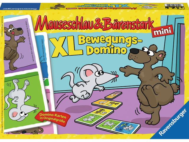 Mauseschlau & Bärenstark: XL Bewegungs-Domino Bild 1