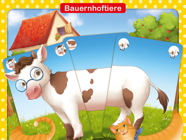 Kinder-Rommé: Bauernhoftiere Bild 1