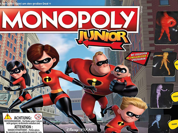 Bild zu Alle Brettspiele-Spiel Monopoly Junior Die Unglaublichen 2