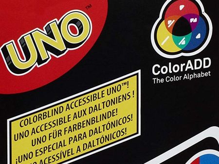 Uno ColorADD mit Farbsymbolen