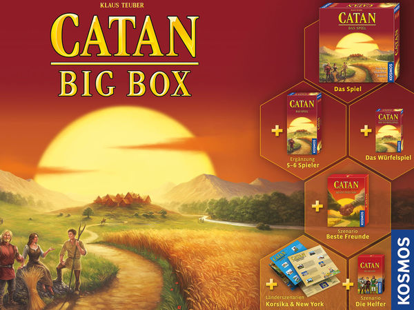 Bild zu Alle Brettspiele-Spiel Catan: Big Box 2019