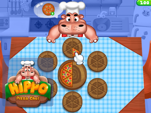 Bild zu Denken-Spiel Hippo Pizza Chef