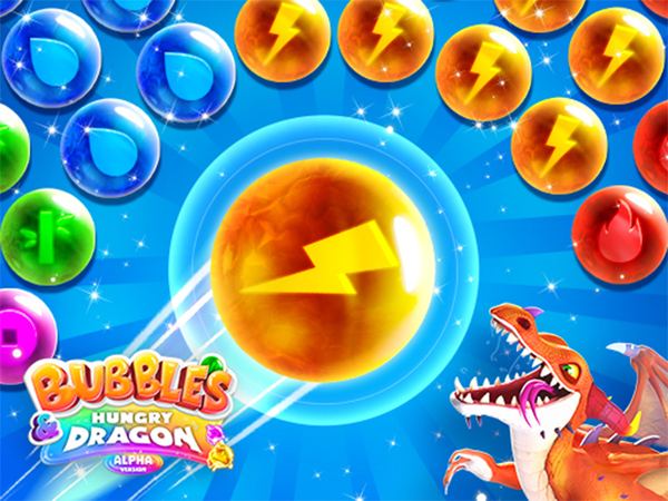 Bild zu Geschick-Spiel Bubbles & Hungry Dragon