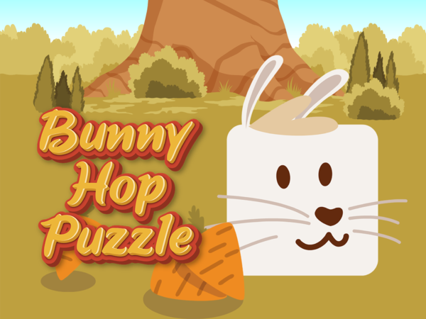 Bild zu Denken-Spiel Bunny Hop Puzzle