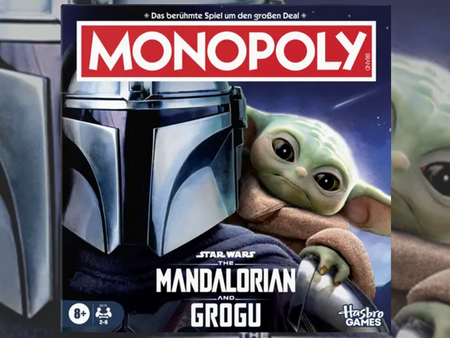 Monopoly Start Wars The Mandalorian and Grogu