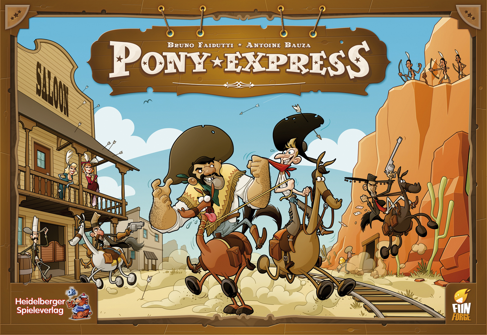 Pony Express, Spiel, Anleitung und Bewertung auf Alle Brettspiele bei spielen.de