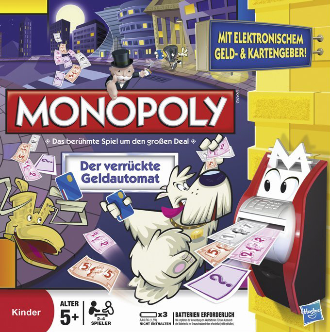 Monopoly: Der verrückte Geldautomat, Spiel, Anleitung und Bewertung auf ...