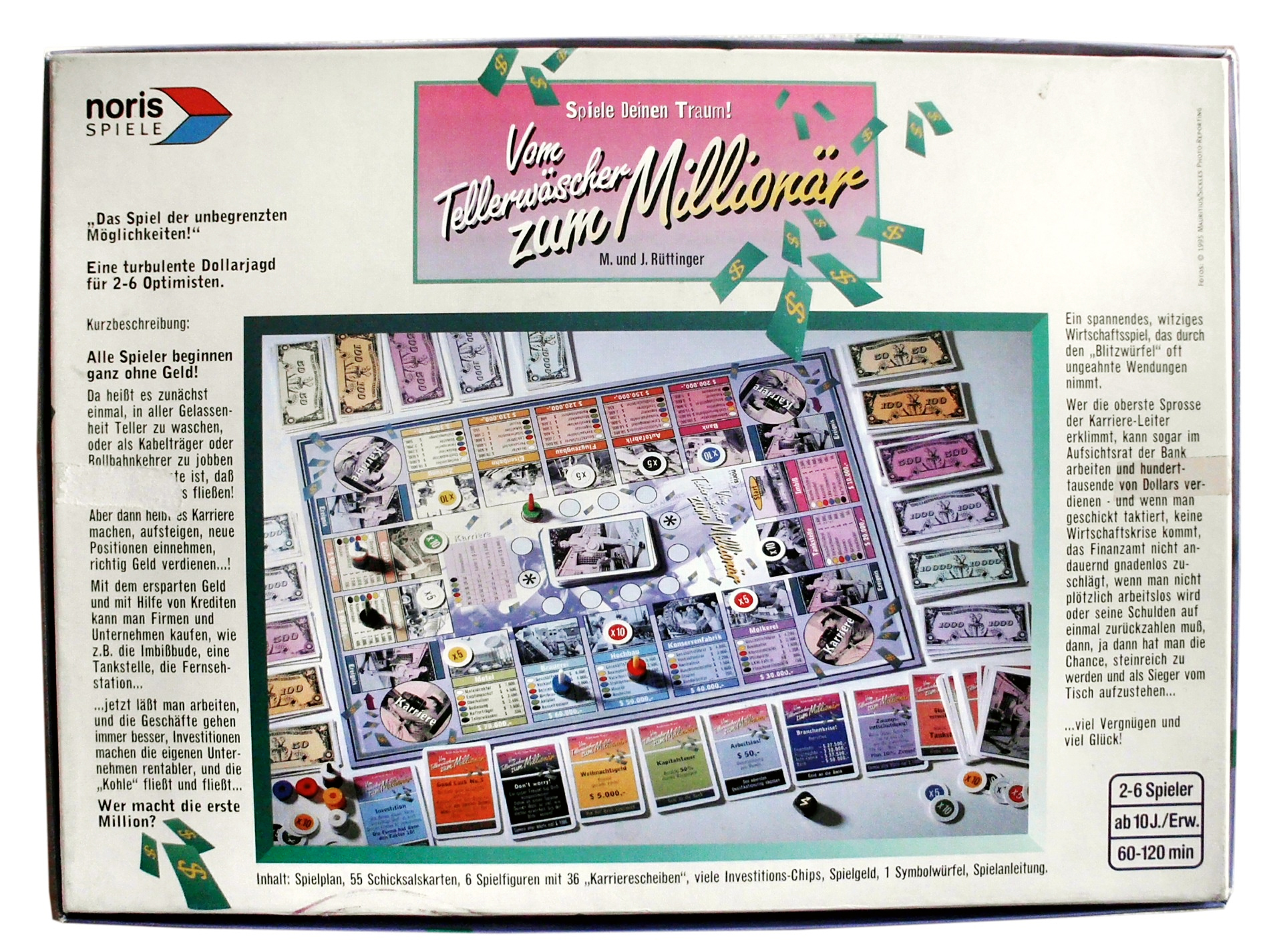 Vom Tellerwäscher zum Millionär, Spiel, Anleitung und Bewertung auf