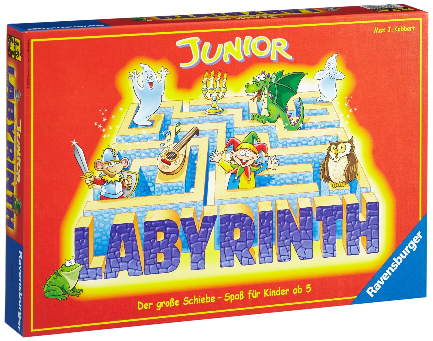 Junior Labyrinth, Spiel, Anleitung und Bewertung auf Alle Brettspiele ...