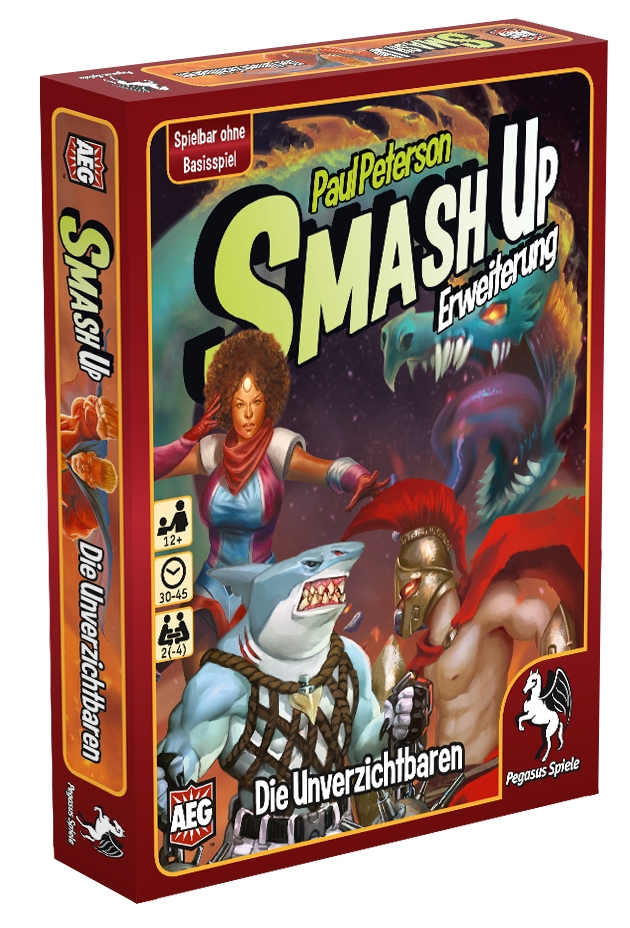 Smash Up Die Unverzichtbaren, Spiel, Anleitung und Bewertung auf Alle